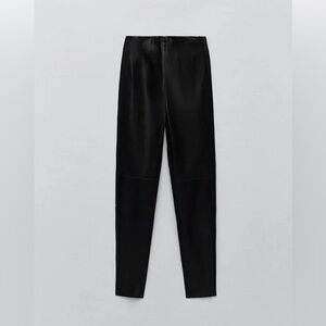 Zara faux leather pants